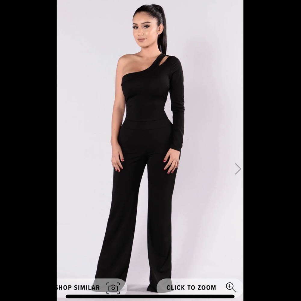 NWT Fashion Nova Jumpsuit One-Shoulder